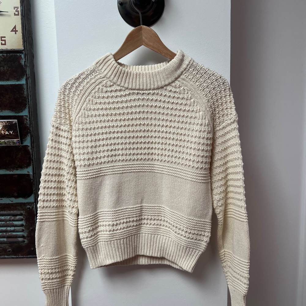 Cozy Cream Knit Sweater